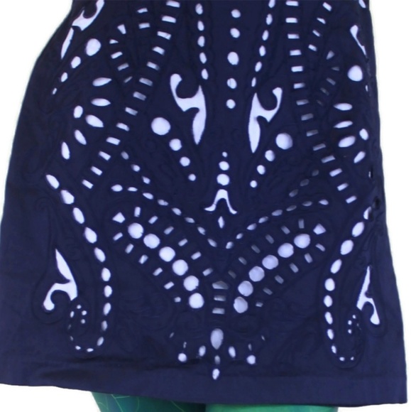 2 x HP! I. Madeline Anthropologie Navy Cut Out - Picture 3 of 8